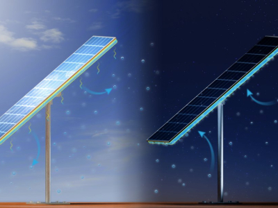 Painéis solares com refrigeração passiva produzem mais e duram muito mais