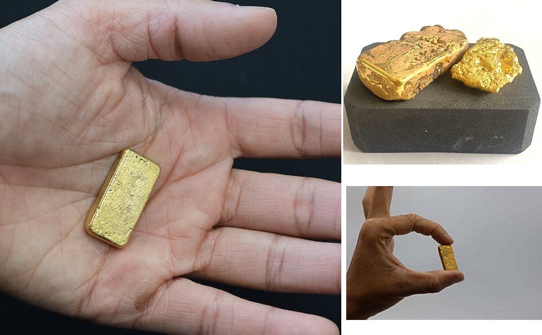 Ouro é extraído de minério ou lixo eletrônico usando apenas luz e sal